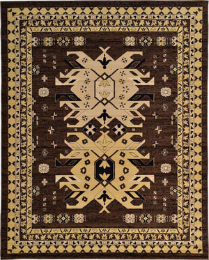 Brown 7' 10 x 10' Taftan Rectangle Area Rug