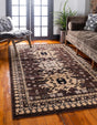 Brown 7' 10 x 10' Taftan Rectangle Area Rug