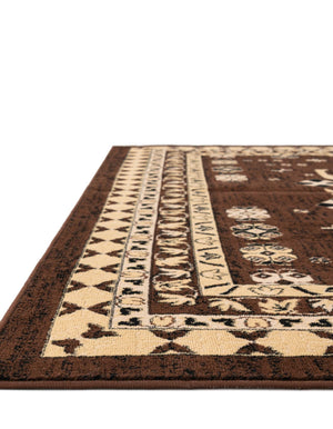 Brown 7' 1 x 10' Taftan Rectangle Area Rug