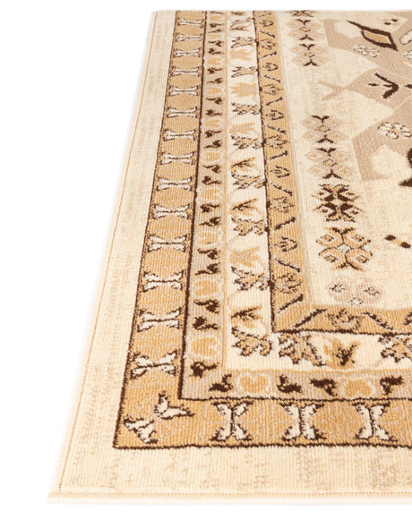 Ivory 2' x 8' 2 Taftan Runner Area Rug Durable 100% Polypropylene Classic Traditional Design Easy Clean Carpet for Home Interiors for Sale at Rug Engine
