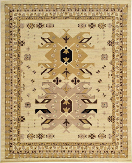 Ivory 7' 10 x 10' Taftan Rectangle Area Rug