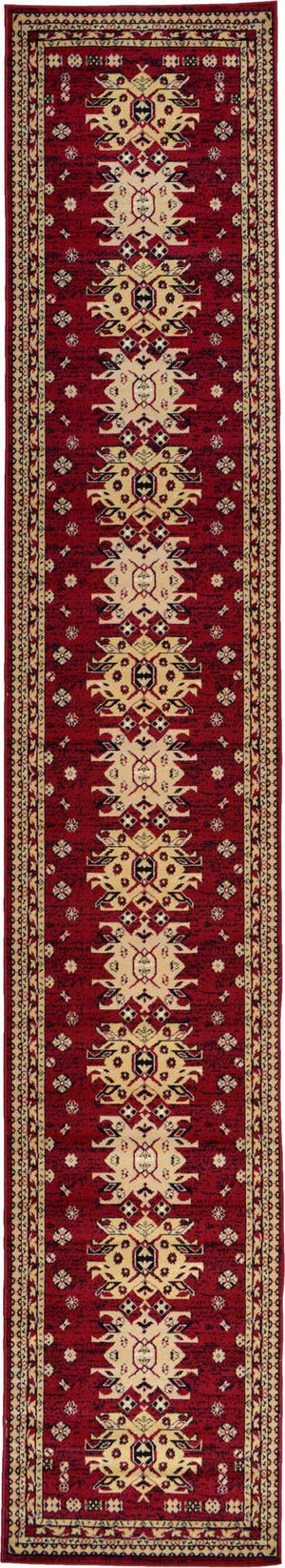 Red 3' 1 x 16' 5 Taftan Runner Rug