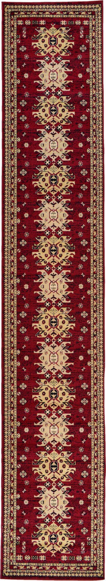Red 3' 1 x 16' 5 Taftan Runner Area Rug