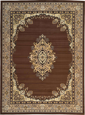 Brown 10' x 13' 1 Reza Rectangle Rug