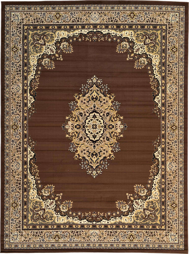 Brown 10' x 13' 1 Reza Rectangle Rug