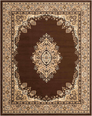 Brown 8' x 10' Reza Rectangle Rug