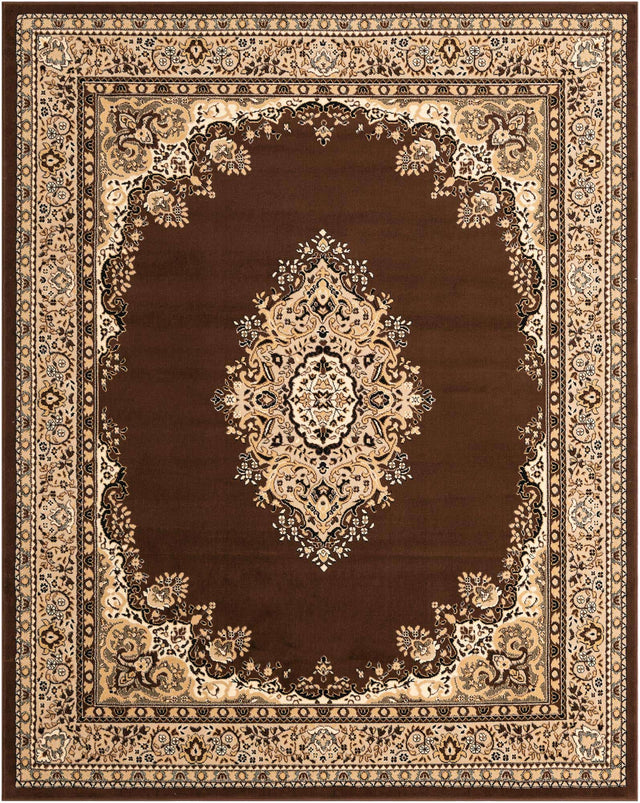 Brown 8' x 10' Reza Rectangle Rug