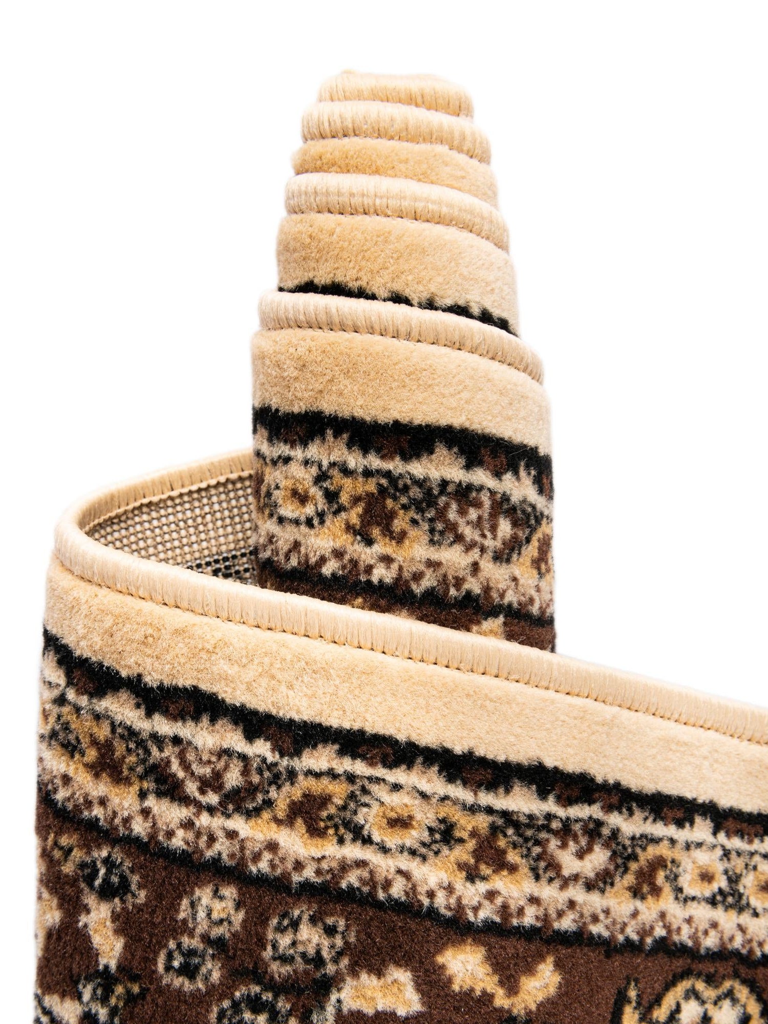 Ivory 10' x 13' 1 Reza Rectangle Area Rug 100% Polypropylene Easy Clean Traditional Motif Classic Carpet for Home Interiors for Sale at Rug Engine