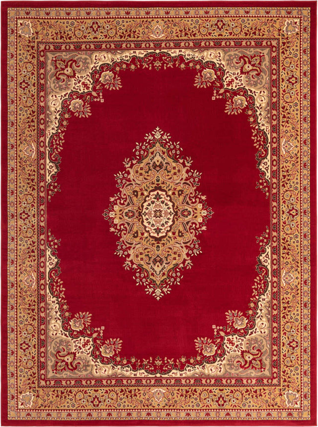 Burgundy 10' x 13' 1 Reza Rectangle Rug