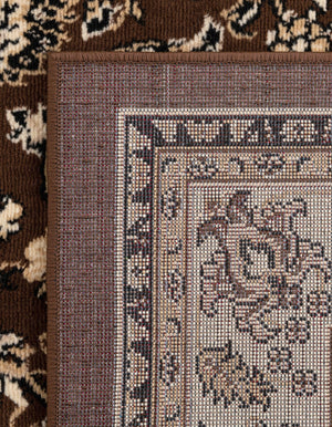 Brown 10' x 13' 1 Sialk Hill Rectangle Area Rug 100% Polypropylene Durable Easy Clean Classic Traditional Design Carpet for Interior Design for Sale at Rug Engine
