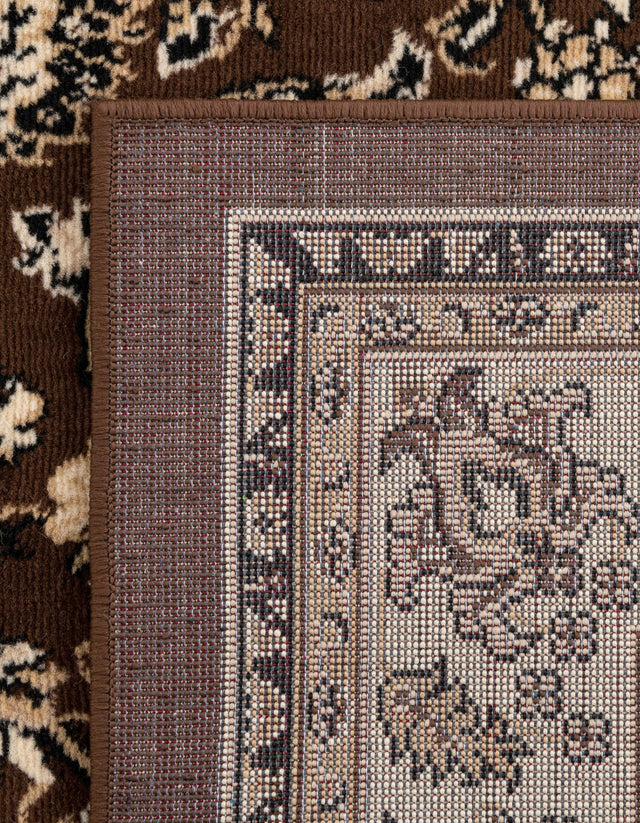 Brown 10' x 13' 1 Sialk Hill Rectangle Area Rug 100% Polypropylene Durable Easy Clean Classic Traditional Design Carpet for Interior Design for Sale at Rug Engine