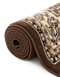 Brown 7' 10 x 11' Sialk Hill Rectangle Area Rug 100% Polypropylene Durable Easy Clean Classic Traditional Design Carpet for Interior Design for Sale at Rug Engine
