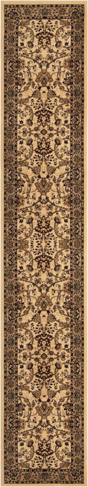 Ivory 3' 1 x 16' 5 Sialk Hill Runner Rug