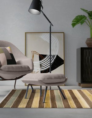 Brown 2' x 3' 1 Fars Rectangle Area Rug 100% Polypropylene Unique Traditional Carpet for Classical Living, Dining Room & Office Spaces for Sale at Rug Engine