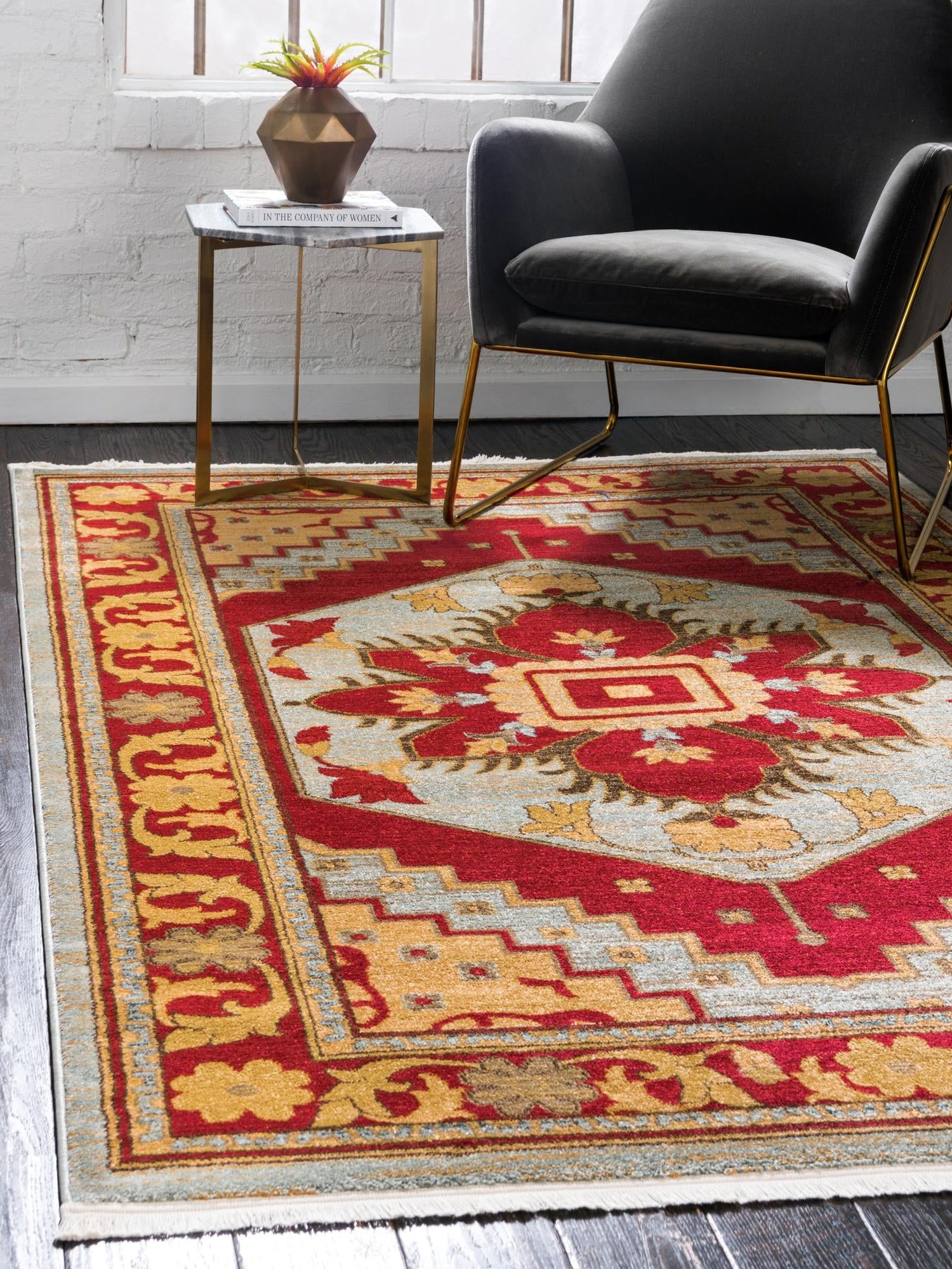 Light Blue 3' 3 x 5' 3 Sahand Rectangle Area Rug Affordable Easy Clean Traditional Design Durable Carpet for Home Interior Design Living Room Dining Office for Sale at Rug Engine