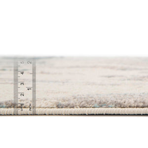 Light Blue 8' x 8' Estrella Round Rug