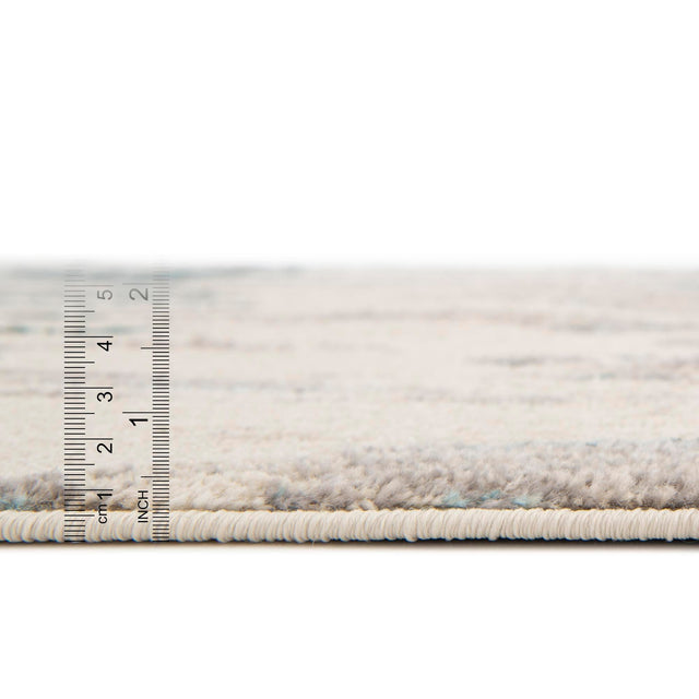 Light Blue 8' x 8' Estrella Round Rug