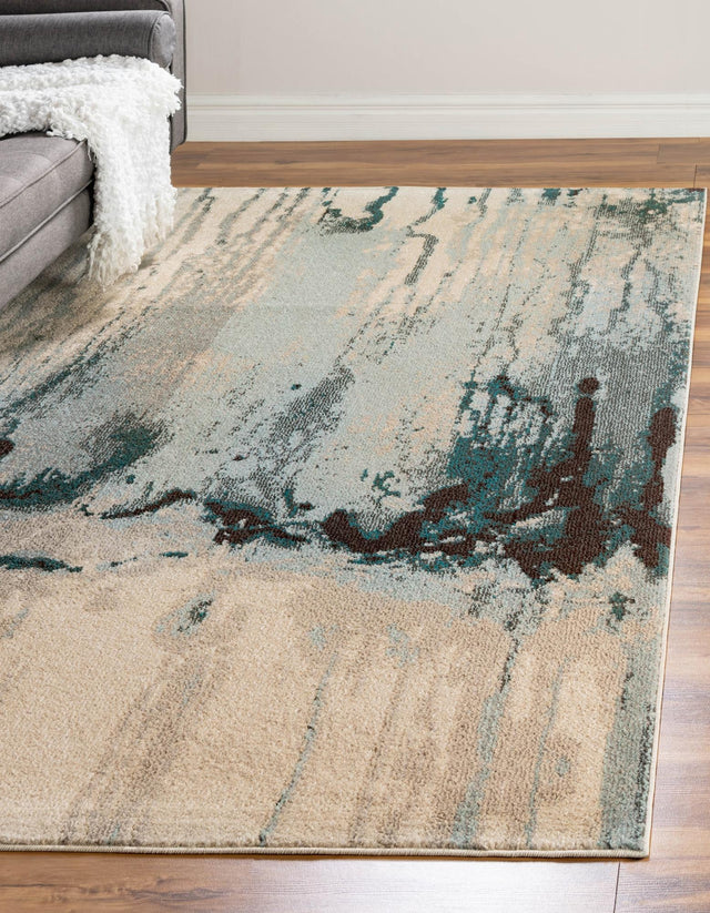 Light Blue 7' 1 x 10' Estrella Rectangle Rug