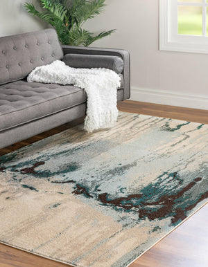 Light Blue 7' 1 x 10' Estrella Rectangle Rug