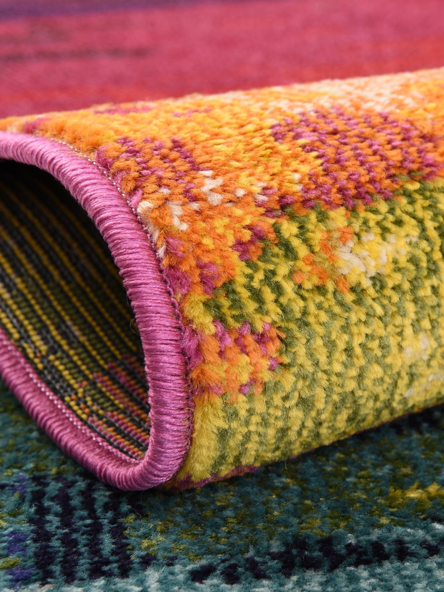 Multicolor 10' 6 x 16' 5 Estrella Rectangle Area Rug 100% Polypropylene Non-Shedding Stain Resistant Carpet Colorful Modern Abstract Design Easy Clean for Home Decor for Sale at Rug Engine