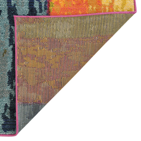 Multicolor 10' 6 x 16' 5 Estrella Rectangle Area Rug 100% Polypropylene Non-Shedding Stain Resistant Carpet Colorful Modern Abstract Design Easy Clean for Home Decor for Sale at Rug Engine