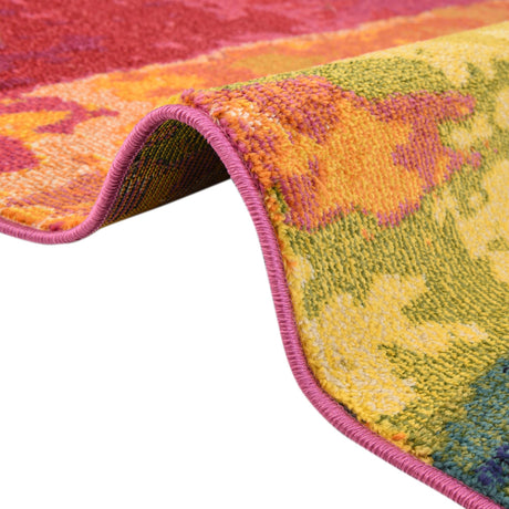 Multicolor 10' 6 x 16' 5 Estrella Rectangle Area Rug 100% Polypropylene Non-Shedding Stain Resistant Carpet Colorful Modern Abstract Design Easy Clean for Home Decor for Sale at Rug Engine