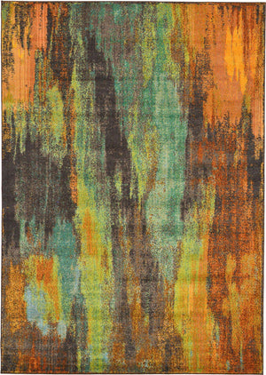 Multicolor 7' 1 x 10' Jardin Rectangle Rug
