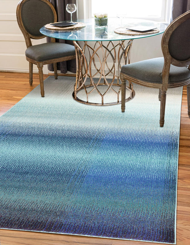 Blue 5' 1 x 8' Estrella Rectangle Rug