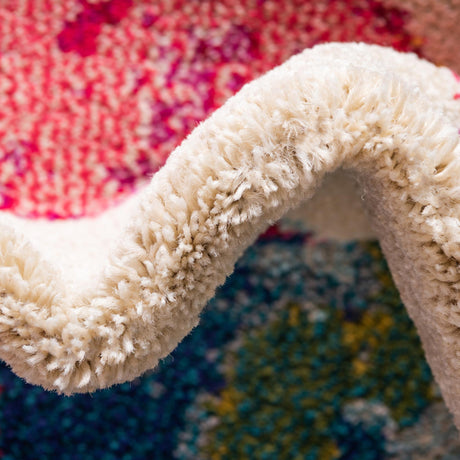 Beige 3' 3 x 5' 3 Estrella Rectangle Area Rug 100% Polypropylene Non-Shedding Stain Resistant Carpet Colorful Modern Abstract Design Easy Clean for Home Decor for Sale at Rug Engine