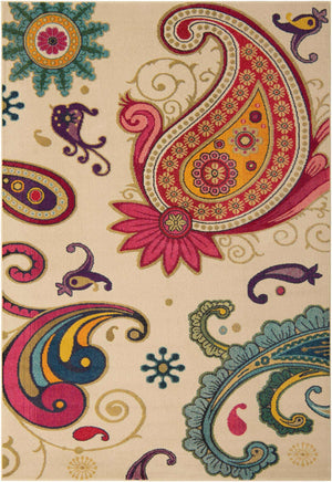 Cream 7' 1 x 10' Estrella Rectangle Rug