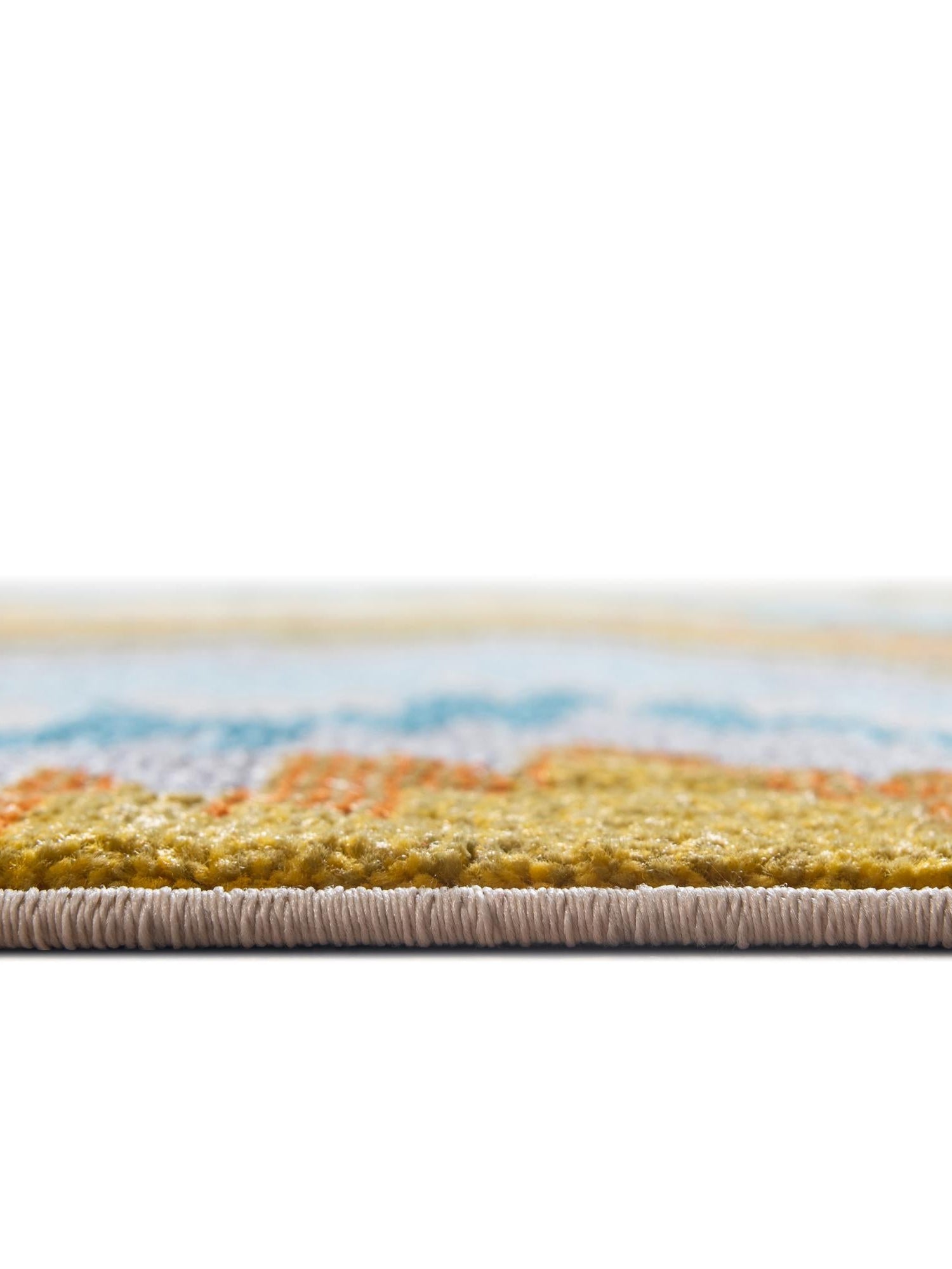Multicolor 6' 1 x 6' 1 Estrella Round Area Rug 100% Polypropylene Non-Shedding Stain Resistant Carpet Colorful Modern Abstract Design Easy Clean for Home Decor for Sale at Rug Engine