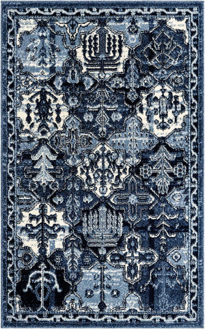 Blue 3' 3 x 5' 3 La Jolla Rectangle Rug