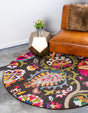 Brown 8' x 8' Estrella Round Rug