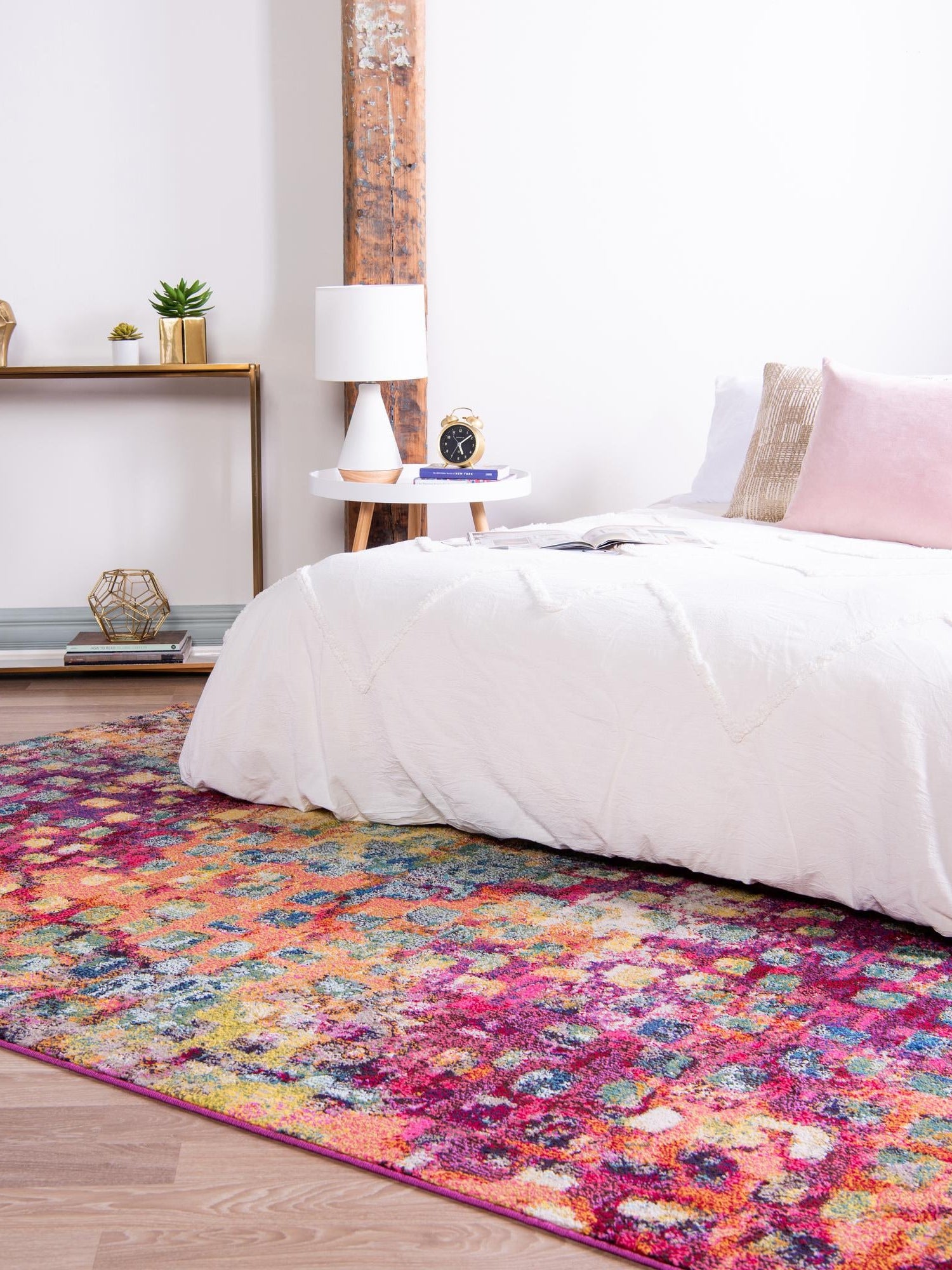 Multicolor 9' x 12' 2 Jardin Rectangle Area Rug 100% Polypropylene With Cotton Backing Colorful & Vivid Modern Carpet for Home Decor for Sale at Rug Engine