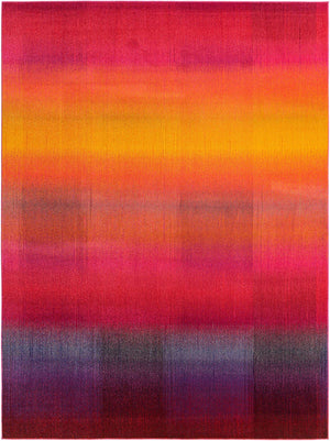 Multicolor 9' x 12' 2 Estrella Rectangle Area Rug 100% Polypropylene Non-Shedding Stain Resistant Carpet Colorful Modern Abstract Design Easy Clean for Home Decor for Sale at Rug Engine