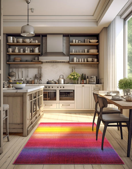 Multicolor 10' 6 x 16' 5 Estrella Rectangle Area Rug 100% Polypropylene Non-Shedding Stain Resistant Carpet Colorful Modern Abstract Design Easy Clean for Home Decor for Sale at Rug Engine