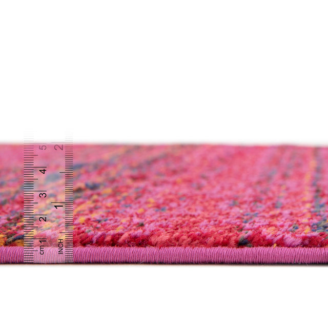 Red 6' 1 x 6' 1 Medici Round Rug