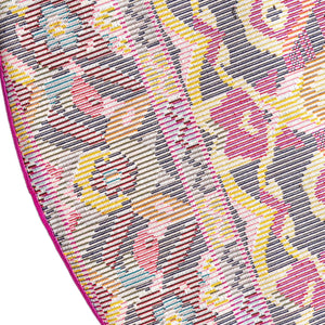 Red 3' 3 x 3' 3 Medici Round Area Rug 100% Polypropylene Traditional Vintage Classic Carpet for Home Interior Design Decor for Sale at Rug Engine