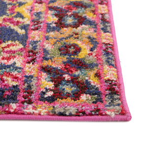 Red 7' 1 x 10' Medici Rectangle Area Rug 100% Polypropylene Traditional Vintage Classic Carpet for Home Interior Design Decor for Sale at Rug Engine