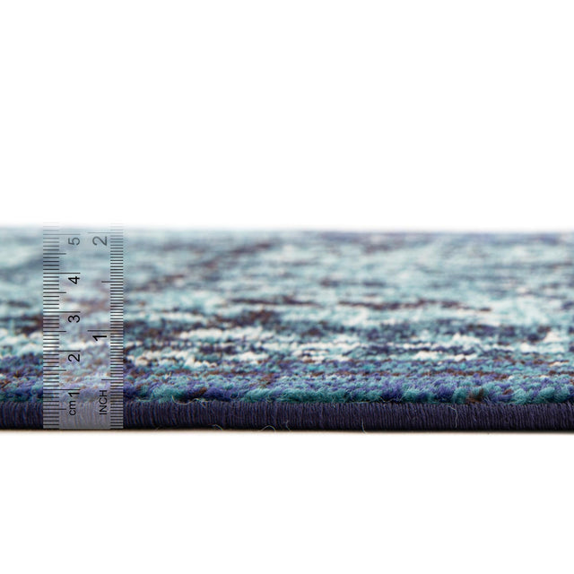 Blue 10' 6 x 16' 5 Medici Rectangle Area Rug 100% Polypropylene Traditional Vintage Classic Carpet for Home Interior Design Decor for Sale at Rug Engine