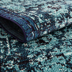 Blue 10' x 13' 1 Medici Rectangle Area Rug 100% Polypropylene Traditional Vintage Classic Carpet for Home Interior Design Decor for Sale at Rug Engine