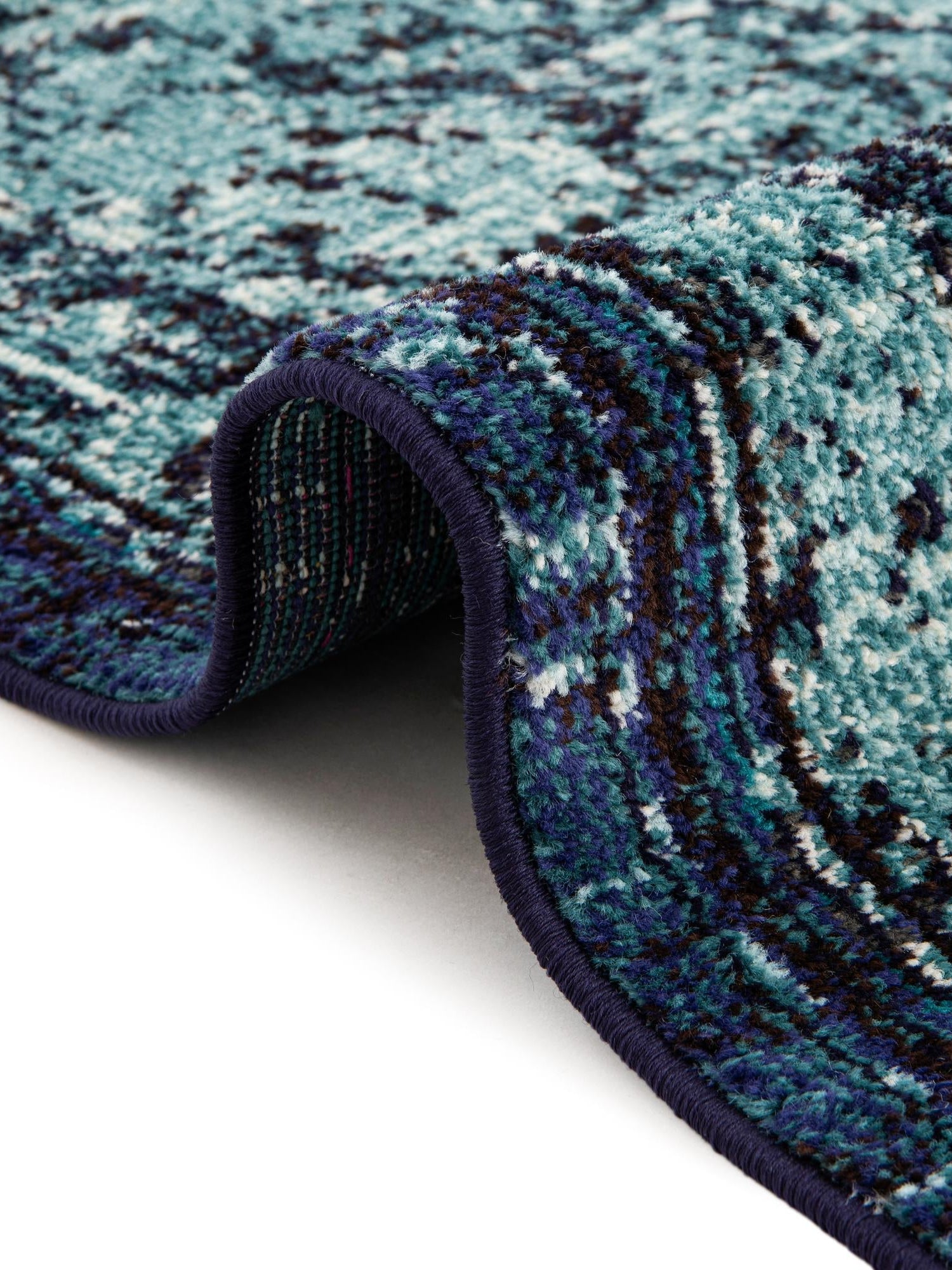 Blue 2' 2 x 3' 1 Medici Rectangle Area Rug 100% Polypropylene Traditional Vintage Classic Carpet for Home Interior Design Decor for Sale at Rug Engine