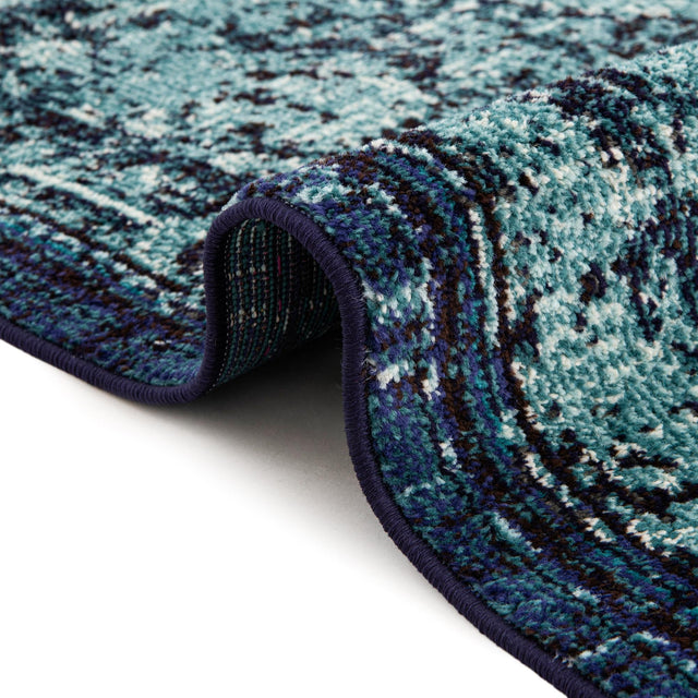 Blue 2' 2 x 3' 1 Medici Rectangle Area Rug 100% Polypropylene Traditional Vintage Classic Carpet for Home Interior Design Decor for Sale at Rug Engine