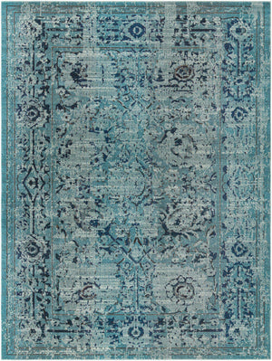 Light Blue 9' x 12' 2 Medici Rectangle Area Rug 100% Polypropylene Traditional Vintage Classic Carpet for Home Interior Design Decor for Sale at Rug Engine