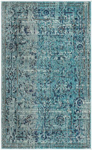 Light Blue 3' 3 x 5' 3 Medici Rectangle Area Rug 100% Polypropylene Traditional Vintage Classic Carpet for Home Interior Design Decor for Sale at Rug Engine