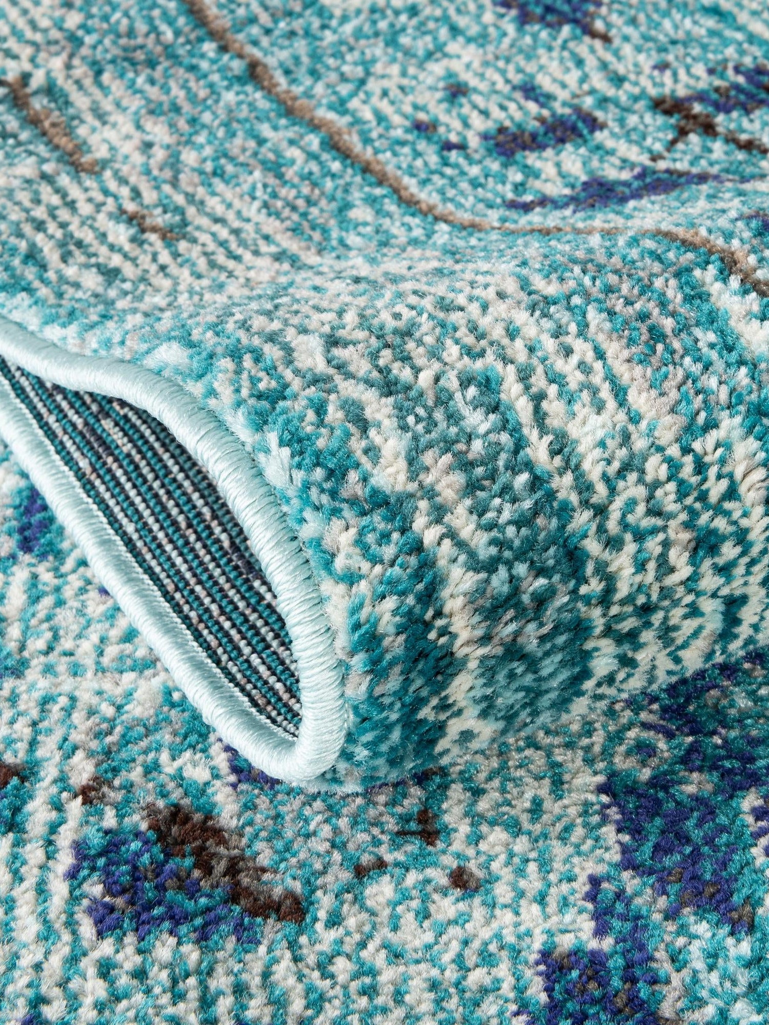 Light Blue 8' x 8' Medici Round Area Rug 100% Polypropylene Traditional Vintage Classic Carpet for Home Interior Design Decor for Sale at Rug Engine