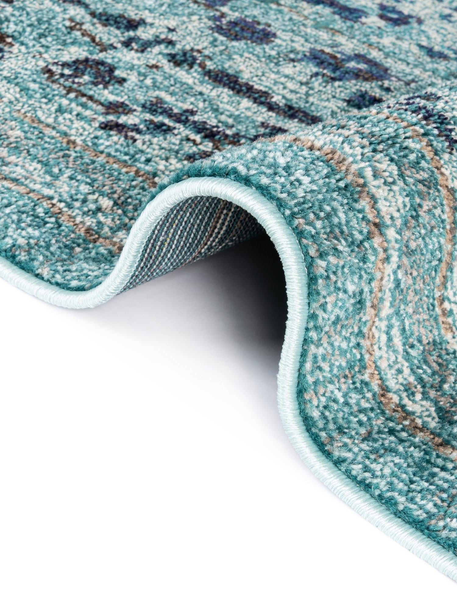 Light Blue 8' x 10' Medici Rectangle Area Rug 100% Polypropylene Traditional Vintage Classic Carpet for Home Interior Design Decor for Sale at Rug Engine