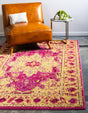 Pink 10' 6 x 16' 5 Medici Rectangle Area Rug 100% Polypropylene Traditional Vintage Classic Carpet for Home Interior Design Decor for Sale at Rug Engine
