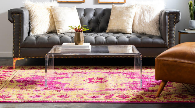 Pink 10' 6 x 16' 5 Medici Rectangle Area Rug 100% Polypropylene Traditional Vintage Classic Carpet for Home Interior Design Decor for Sale at Rug Engine