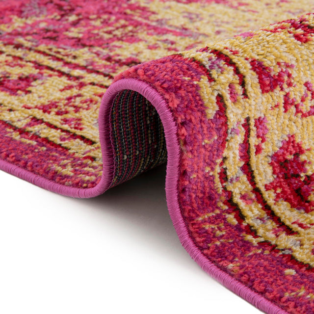 Pink 10' 6 x 16' 5 Medici Rectangle Area Rug 100% Polypropylene Traditional Vintage Classic Carpet for Home Interior Design Decor for Sale at Rug Engine